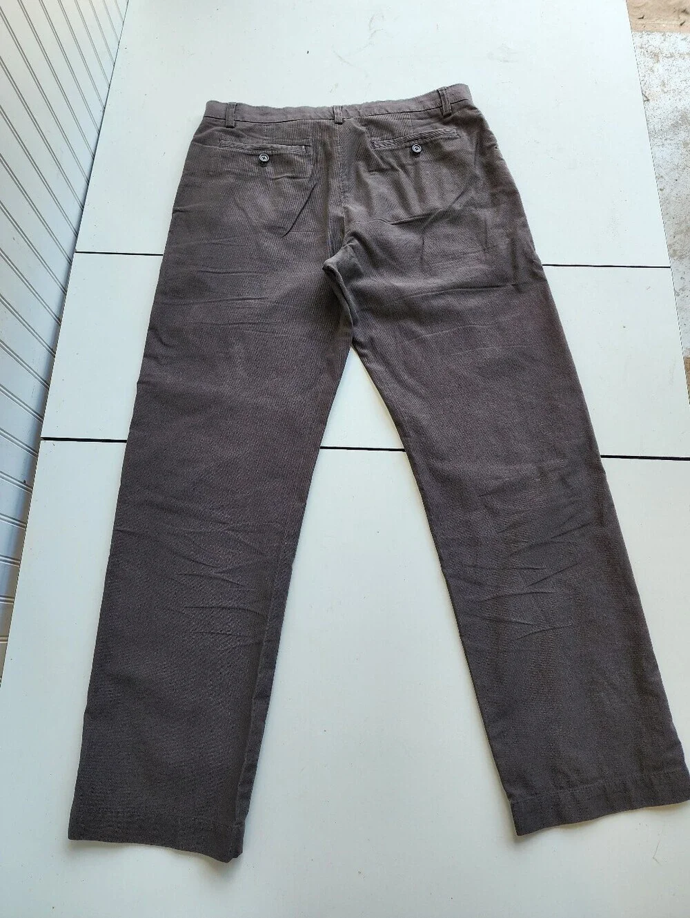 Banana Republic Emerson Chinos Brown Gray 100% Cotton Size 34 X 32